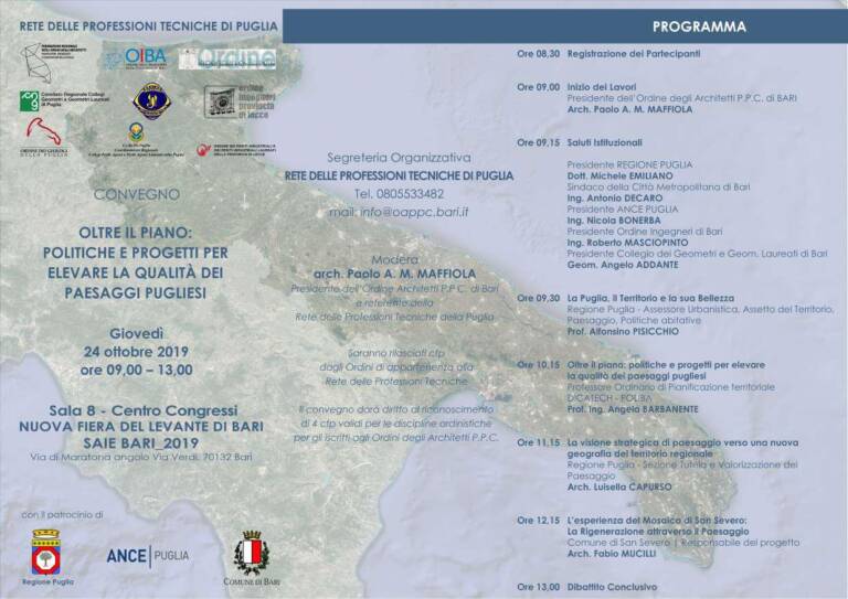 Considerazioni relative alla c.d. Legge sulla Bellezza – Seminario Bari 24/10/2019